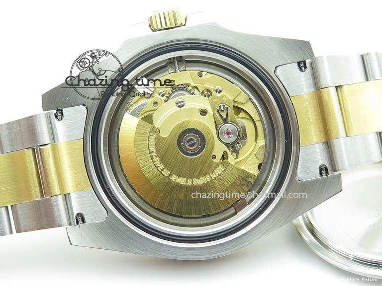 0301 Submariner 116613 LN Noob 1:1 Best Edition YG Wrapped Bezel Black Dial On SS YG Bracelet A Neat 3961